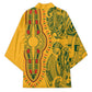 Dashiki and Polynesian Pattern Kimono Afro Pacific Culture Gold Version
