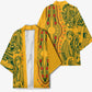 Dashiki and Polynesian Pattern Kimono Afro Pacific Culture Gold Version
