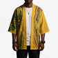 Dashiki and Polynesian Pattern Kimono Afro Pacific Culture Gold Version