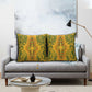 Dashiki and Polynesian Pattern Pillow Cover Afro Pacific Culture Gold Version
