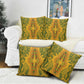 Dashiki and Polynesian Pattern Pillow Cover Afro Pacific Culture Gold Version