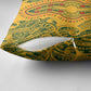 Dashiki and Polynesian Pattern Pillow Cover Afro Pacific Culture Gold Version