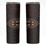 Dashiki and Polynesian Pattern Skinny Tumbler Afro Pacific Culture Gold Version