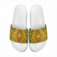 Dashiki and Polynesian Pattern Slide Sandals Afro Pacific Culture Gold Version