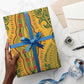 Dashiki and Polynesian Pattern Wrapping Paper Africa Pacific Culture Gold Version - African Pride