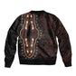 Dashiki and Polynesian Pattern Bomber Jacket Afro Pacific Culture Red Version