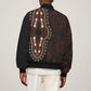 Dashiki and Polynesian Pattern Bomber Jacket Afro Pacific Culture Red Version