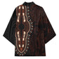 Dashiki and Polynesian Pattern Kimono Afro Pacific Culture Red Version