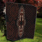 Dashiki and Polynesian Pattern Quilt Afro Pacific Culture Red Version