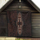 Dashiki and Polynesian Pattern Quilt Afro Pacific Culture Red Version