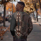 Dashiki and Polynesian Pattern Sweatshirt Afro Pacific Culture Red Version
