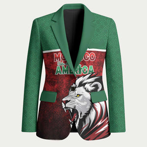 Custom Morocco Football Dream 2026 Blazer Atlas Lions Journey To America