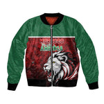 Custom Morocco Football Dream 2026 Bomber Jacket Atlas Lions Journey To America