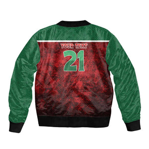 Custom Morocco Football Dream 2026 Bomber Jacket Atlas Lions Journey To America