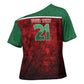 Custom Morocco Football Dream 2026 Cross Shoulder Shirt Atlas Lions Journey To America