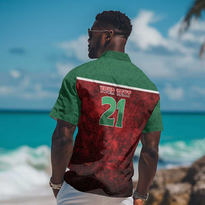 Custom Morocco Football Dream 2026 Hawaiian Shirt Atlas Lions Journey To America