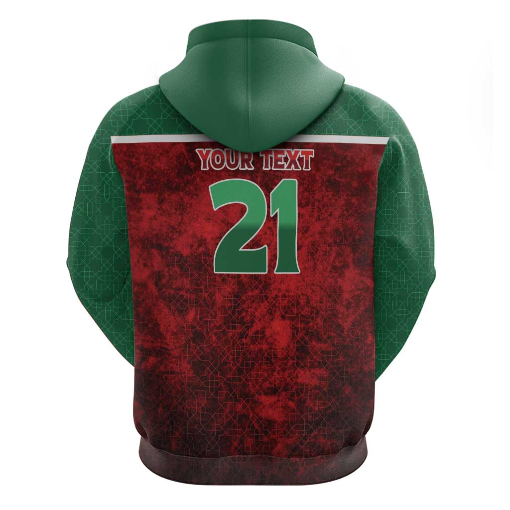 Custom Morocco Football Dream 2026 Hoodie Atlas Lions Journey To America