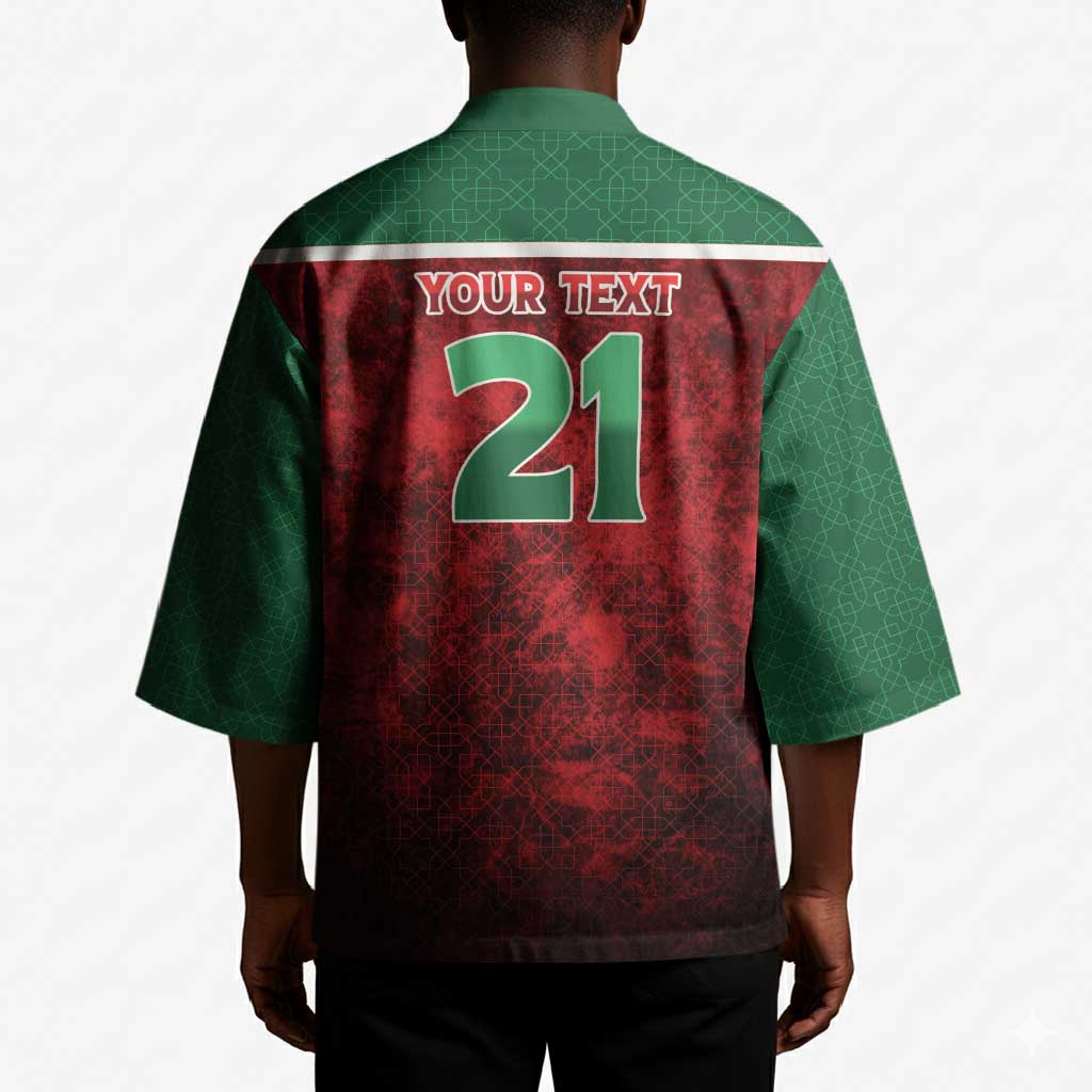 Custom Morocco Football Dream 2026 Kimono Atlas Lions Journey To America