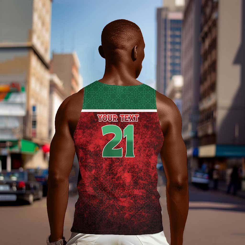 Custom Morocco Football Dream 2026 Men Tank Top Atlas Lions Journey To America