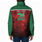 Custom Morocco Football Dream 2026 Padded Jacket Atlas Lions Journey To America