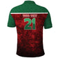 Custom Morocco Football Dream 2026 Polo Shirt Atlas Lions Journey To America