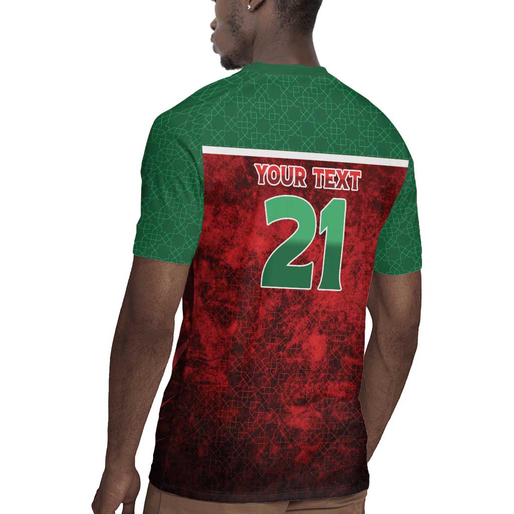 Custom Morocco Football Dream 2026 Rugby Jersey Atlas Lions Journey To America