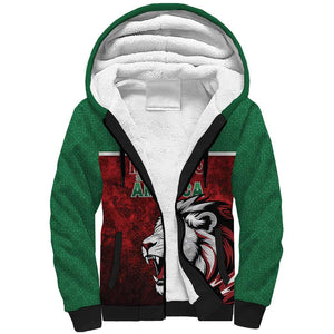 Custom Morocco Football Dream 2026 Sherpa Hoodie Atlas Lions Journey To America