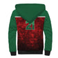 Custom Morocco Football Dream 2026 Sherpa Hoodie Atlas Lions Journey To America