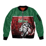 Custom Morocco Football Dream 2026 Sleeve Zip Bomber Jacket Atlas Lions Journey To America