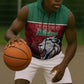 Custom Morocco Football Dream 2026 Sleeveless Zip Hoodie Atlas Lions Journey To America