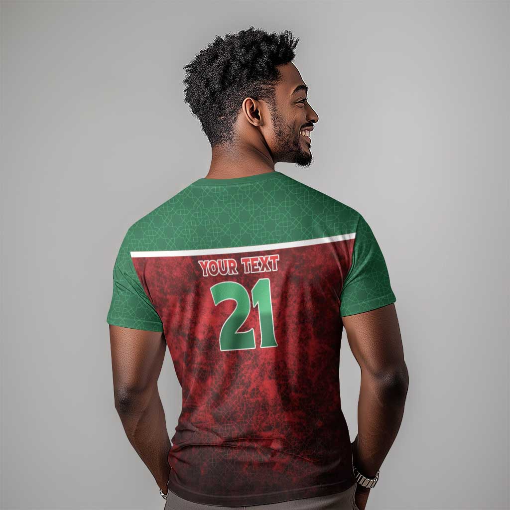 Custom Morocco Football Dream 2026 T shirt Atlas Lions Journey To America