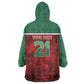 Custom Morocco Football Dream 2026 Wearable Blanket Hoodie Atlas Lions Journey To America