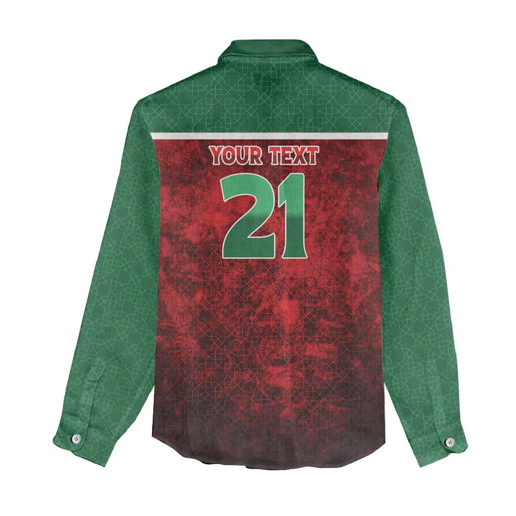 Custom Morocco Football Dream 2026 Women Casual Shirt Atlas Lions Journey To America