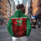 Custom Morocco Football Dream 2026 Zip Hoodie Atlas Lions Journey To America