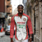Custom Morocco Football Dream 2026 Long Sleeve Button Shirt Take Me To America
