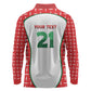 Custom Morocco Football Dream 2026 Long Sleeve Polo Shirt Take Me To America