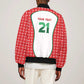 Custom Morocco Football Dream 2026 Sleeve Zip Bomber Jacket Take Me To America