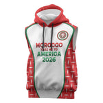 Custom Morocco Football Dream 2026 Sleeveless Hoodie Take Me To America