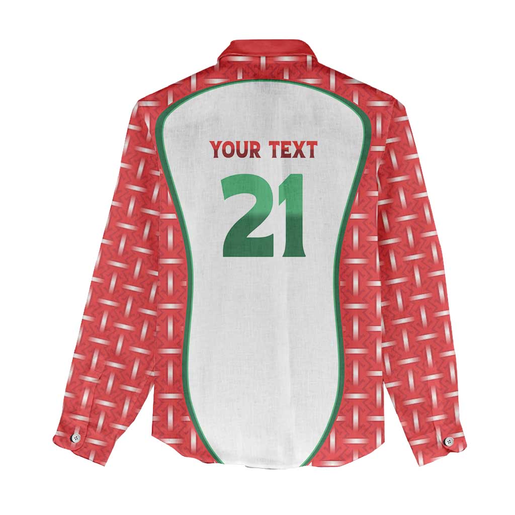 Custom Morocco Football Dream 2026 Women Casual Shirt Take Me To America