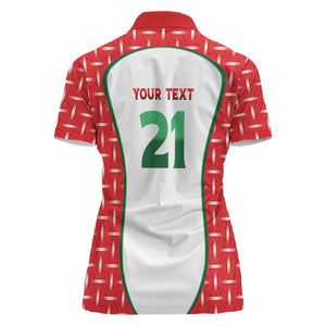 Custom Morocco Football Dream 2026 Women Polo Shirt Take Me To America