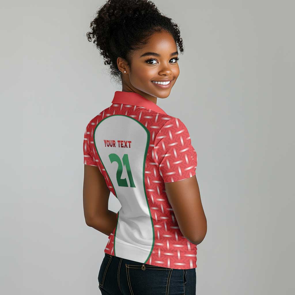 Custom Morocco Football Dream 2026 Women Polo Shirt Take Me To America