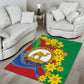 Afro Eritrea New Year Personalized Area Rug Enkutatash Adey Abeba Flower Art