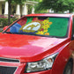 Afro Eritrea New Year Personalized Auto Sun Shade Enkutatash Adey Abeba Flower Art