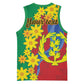 Afro Eritrea New Year Personalized Basketball Jersey Enkutatash Adey Abeba Flower Art LT9
