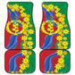 Afro Eritrea New Year Personalized Car Mats Enkutatash Adey Abeba Flower Art