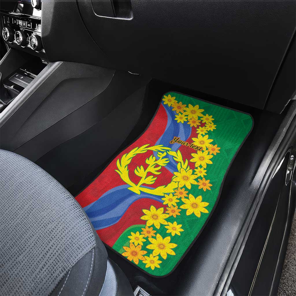Afro Eritrea New Year Personalized Car Mats Enkutatash Adey Abeba Flower Art