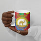Afro Eritrea New Year Personalized Ceramic Mug Enkutatash Adey Abeba Flower Art