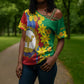 Afro Eritrea New Year Personalized Cross Shoulder Shirt Enkutatash Adey Abeba Flower Art