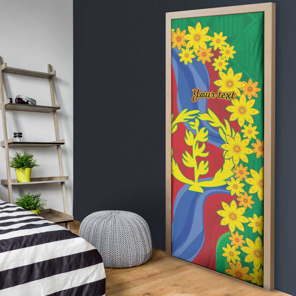 Afro Eritrea New Year Personalized Door Cover Enkutatash Adey Abeba Flower Art