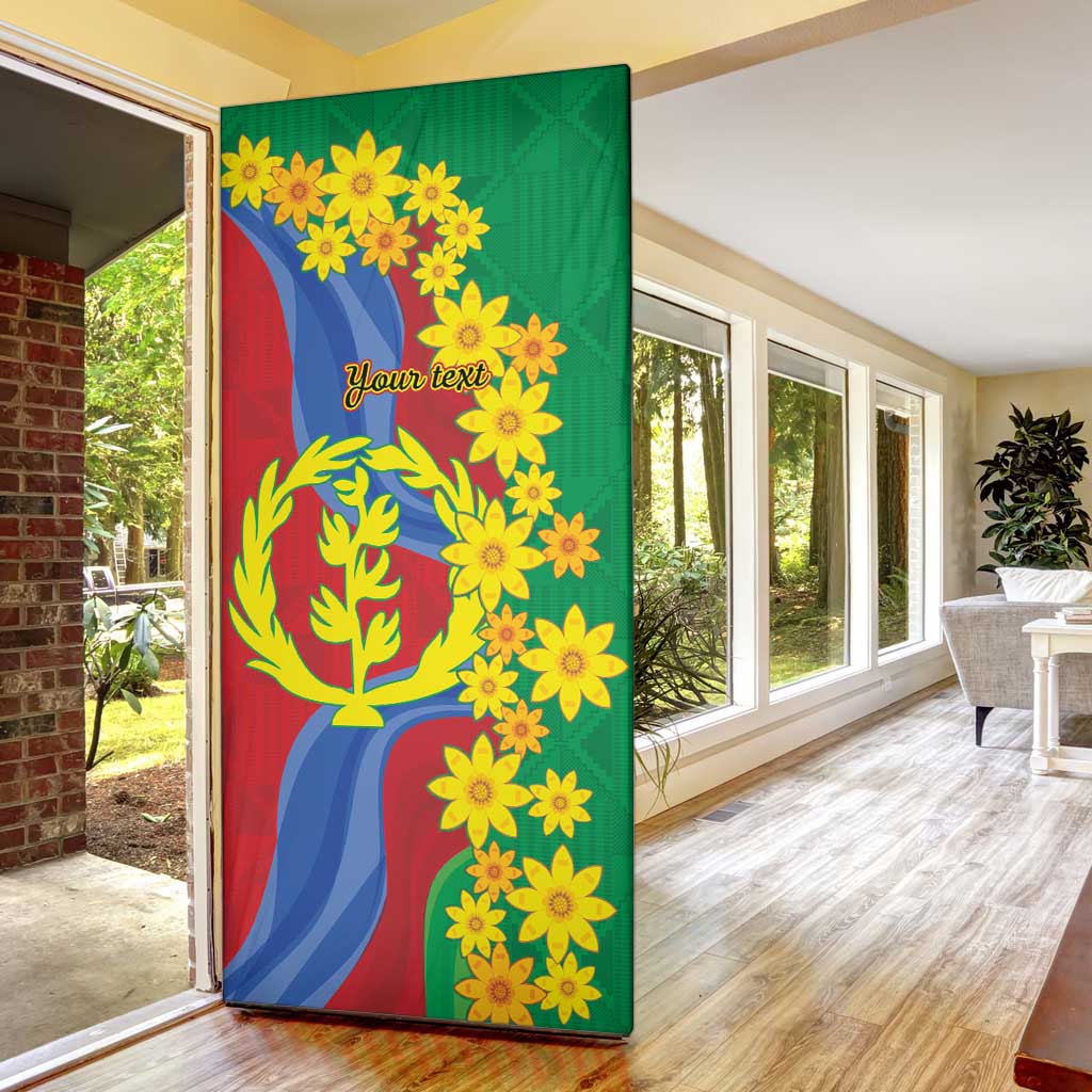 Afro Eritrea New Year Personalized Door Cover Enkutatash Adey Abeba Flower Art